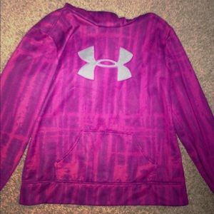 Pink and Purple UA Sweatshirt W/ Gray Logo