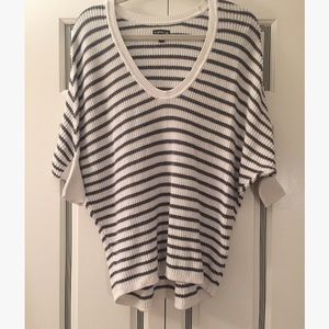 Express Striped Dolman Sweater