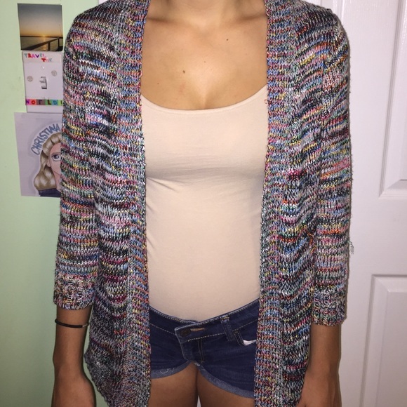 Multi colored sweater