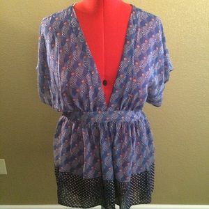 Kimono-style blouse