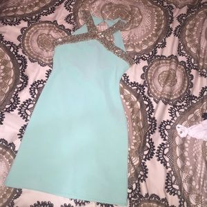 Gorgeous light blue party dress