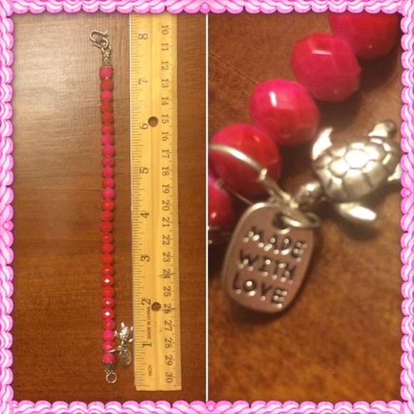 Pink Bead Bracelet - Picture 3 of 4