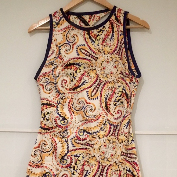Zara women's sleeveless floral print dress