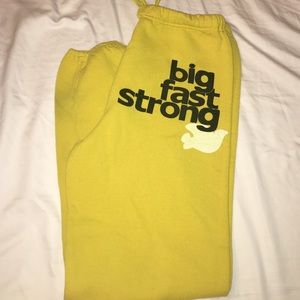 FREE CITY YELLOW SWEATS