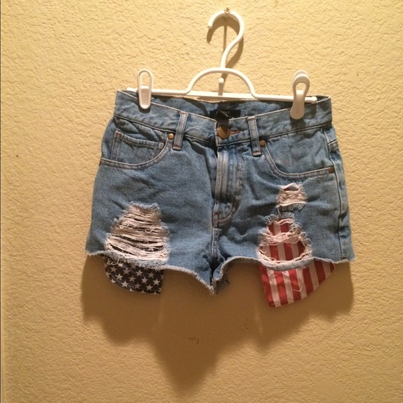 American flag shorts