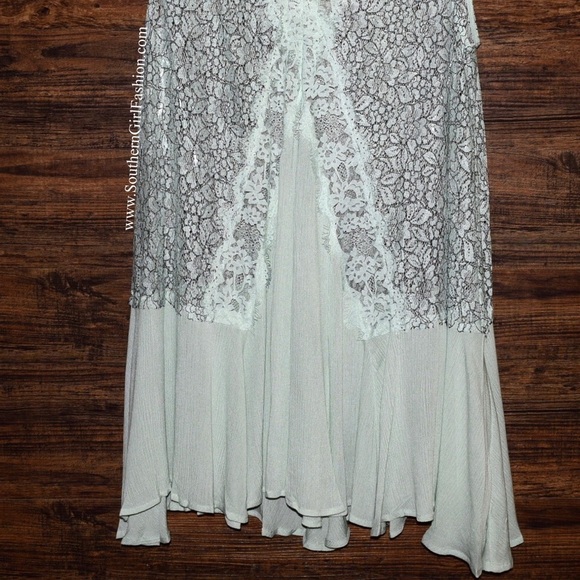 LACE TUNIC Embroidered Bohemian Draped Swing Dress - Picture 4 of 5