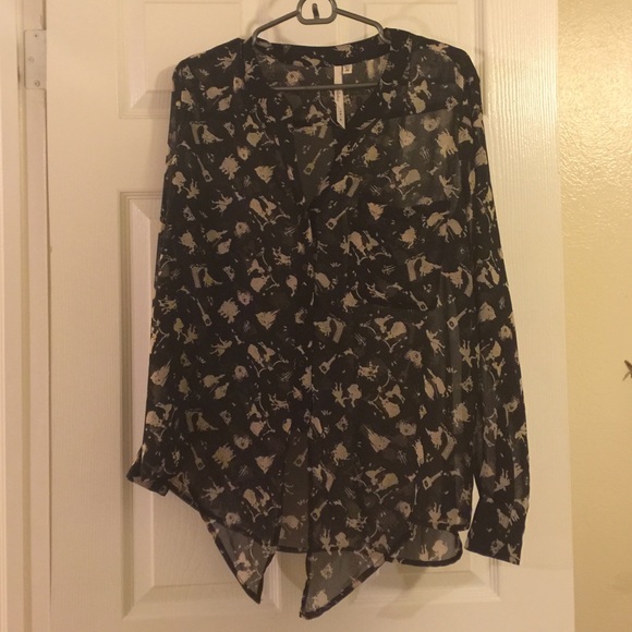 Bellatrix fairy tails button down blouse Nordstrom