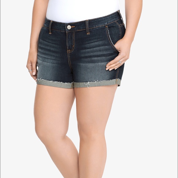 Denim shorts