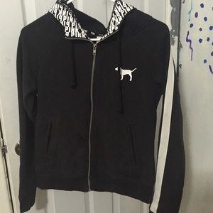 Black and White Pink VS sweater