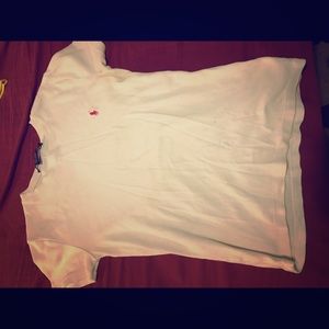 white polo shirt