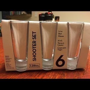 SOLD Set of 6 shot glasses