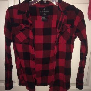 RED AND BLACK FLANNEL