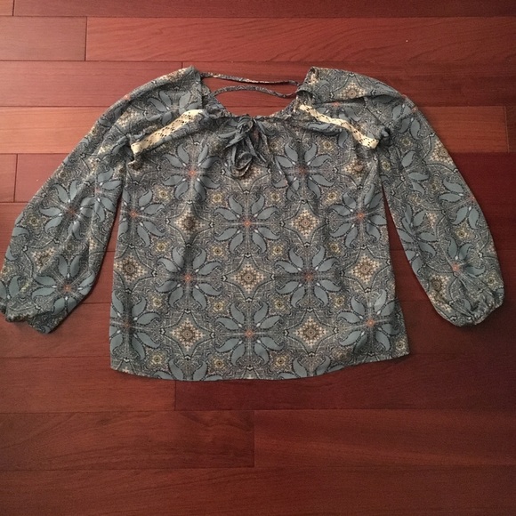 Sun and Shadow blouse