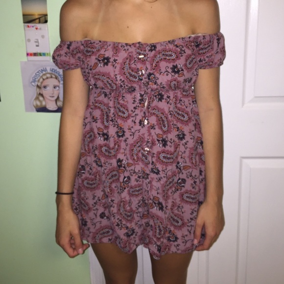 Off the shoulder dress