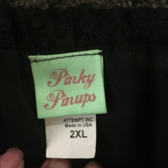 Black and Hot Pink Tutu Dress by Pinky Pinups - Picture 2 of 4