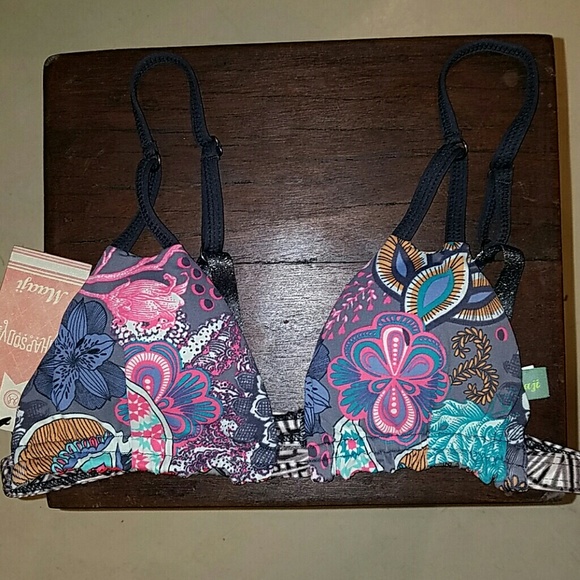 new Maaji Women pretty Pull-off Bikini Top Medium