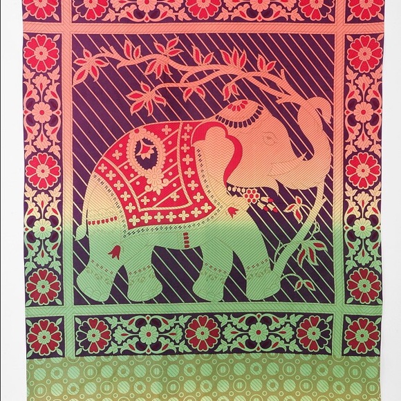 Urban outfitters elephant tapestry