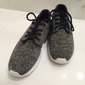 Patterned Canvas/Fabric Sneaker - Size 6 or 6.5