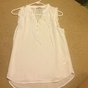 Sheer blouse that can be for work or play.  NWOT