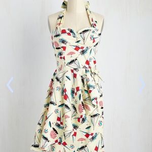 NWT Vintage Style Bettie Page Sailboat Dress