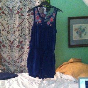 Dark Blue Romper