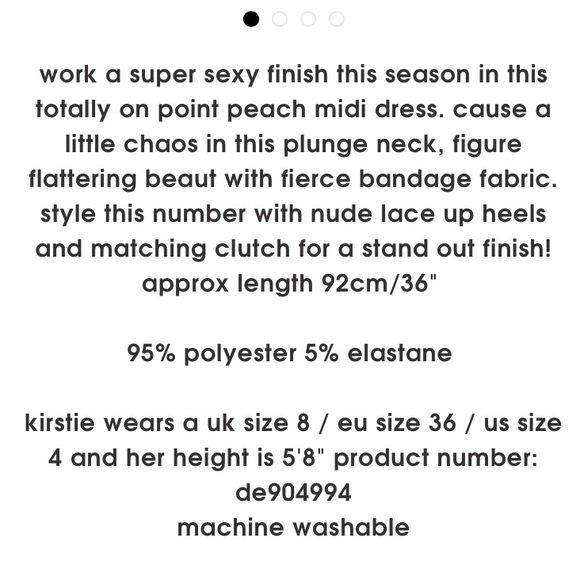 NWT Missguided Bandage Midi Dress - Picture 4 of 4