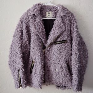UNIF fuzzy moto coat ✨