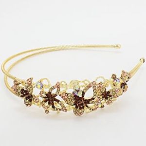 Butterfly Accent Metal Headband