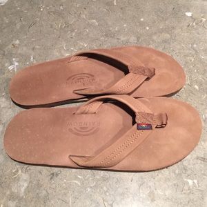 Brand new men's rainbow flip flops! Never worn!