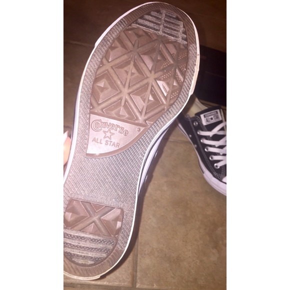 🚫SOLD🚫 Unisex black converse - Picture 2 of 3