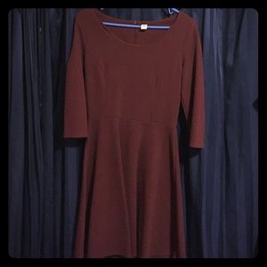 Maroon dress