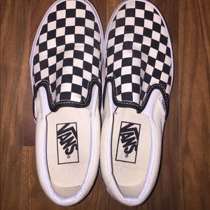 Womens checkered vans!
