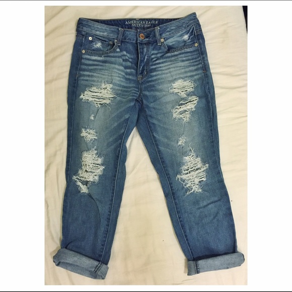 American Eagle Outfitters Denim - ✖️SOLD✖️Ripped American Eagle Boyfriend Jeans