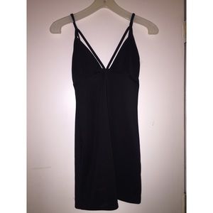 NWOT Black strappy dress!