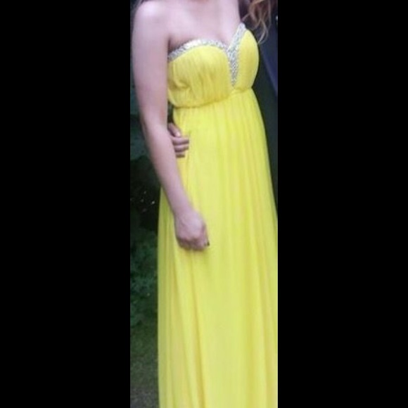 Yellow long dress - Picture 2 of 2