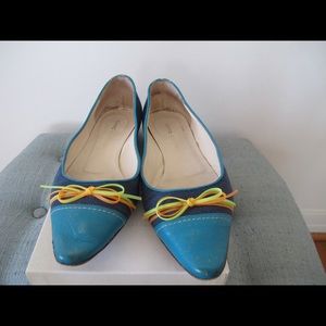 marc by marc jacobs retro pointed toe flats