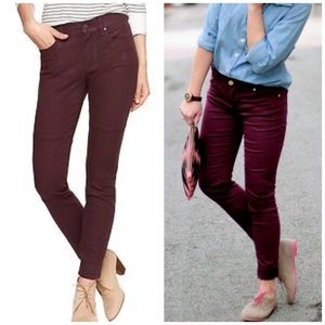 Waxed GAP denim skinny fit.