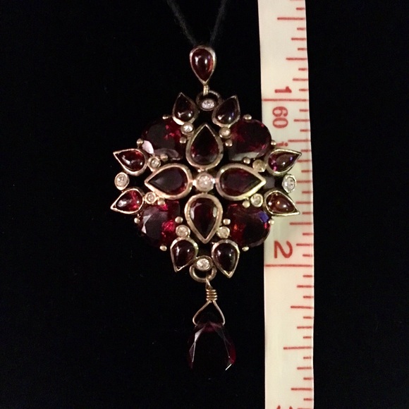 Vintage Carolee Silver Tone Pink Pearl Necklace & Dangle  Carolee Necklace .925