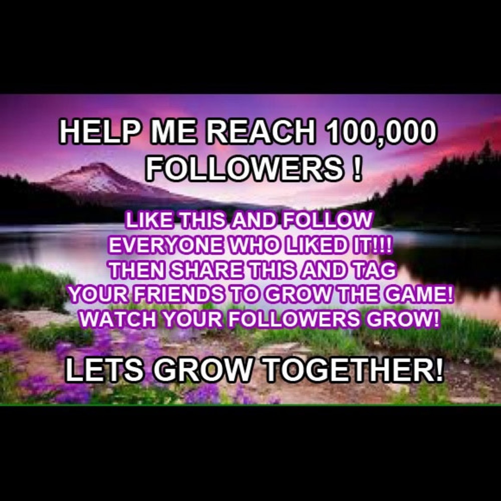 Follow Game.Let's grow.Help me reach 50K Followers