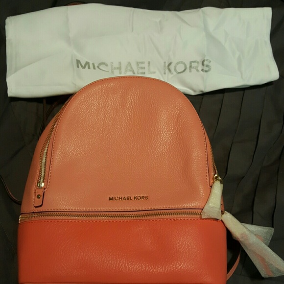 Michael Kors Rhea Medium Color Block Backpack - Picture 3 of 4