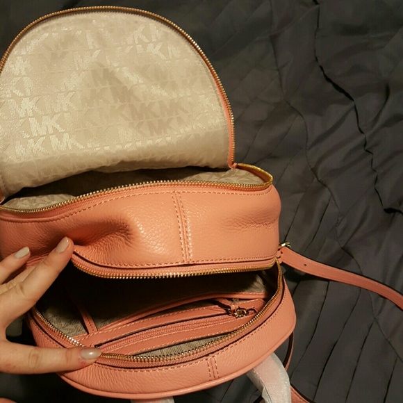 Michael Kors Rhea Medium Color Block Backpack - Picture 4 of 4