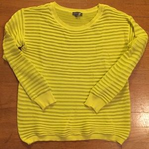 Bright Yellow Ribbed Top