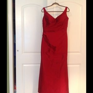 Maroon long (Jim H Jelm) Gown