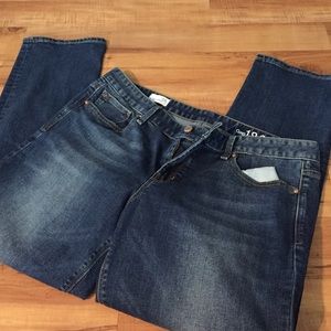 Gap real straight jeans