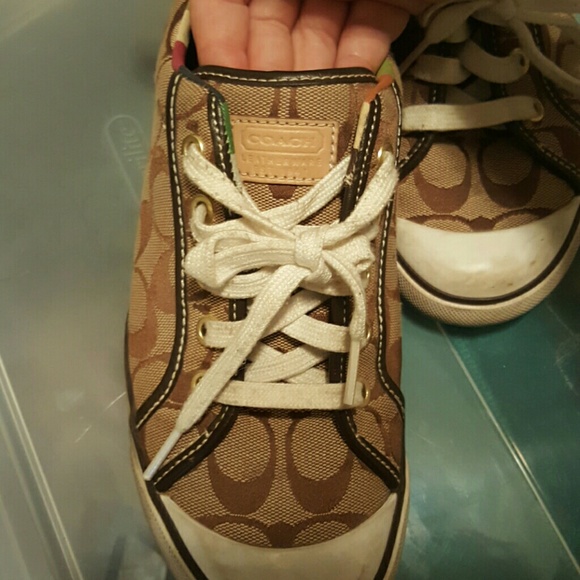 Authentic Coach Sneakers size 8 - Picture 4 of 4