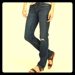 Hollister Brydon Destroyed, Dark Blue Denim