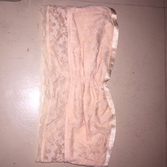 Tan lace bandeau