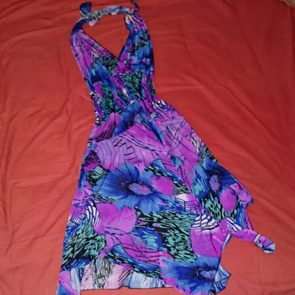 Stretchy Halter Dress