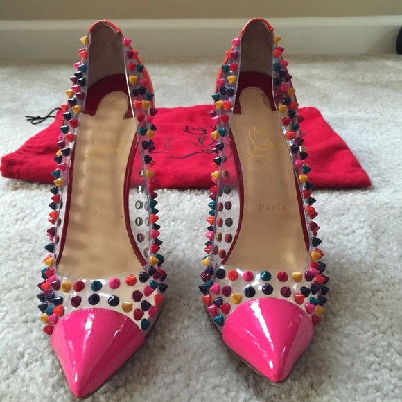 Christian Louboutin Shoes - Christian Louboutin Spike Me Multi Spikes Patent