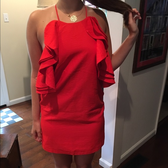 Orange dress